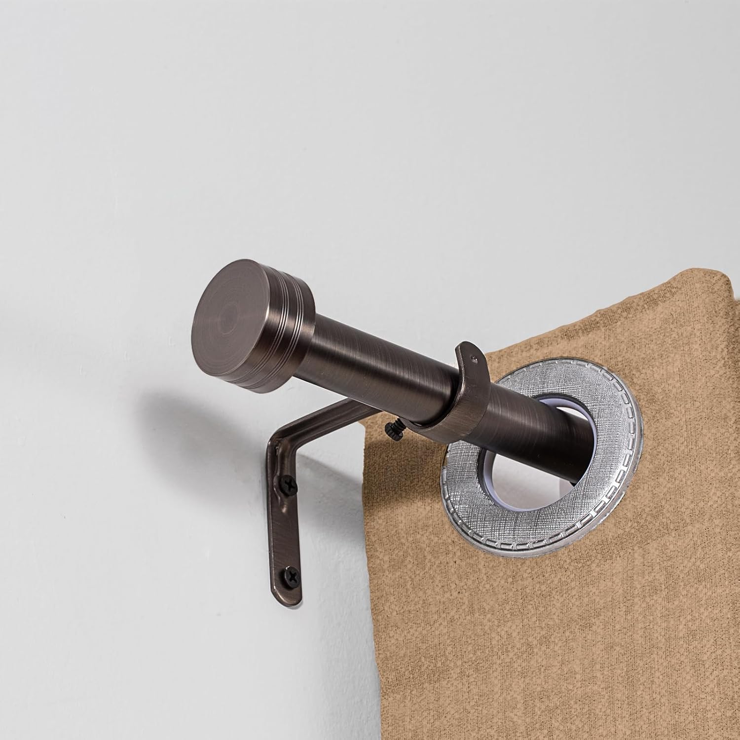 Adjustable Curtain Rods 18 to 45 Inches 1 Inch Diameter Metal