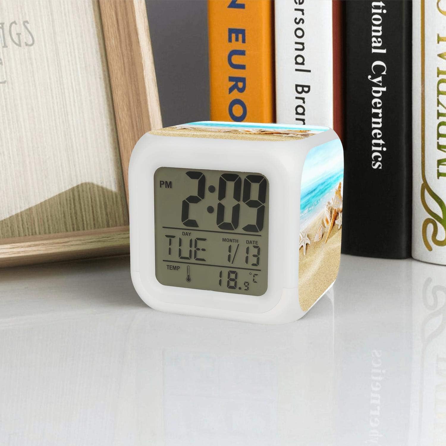 Summer Beach Starfish Alarm Clock for Kids
