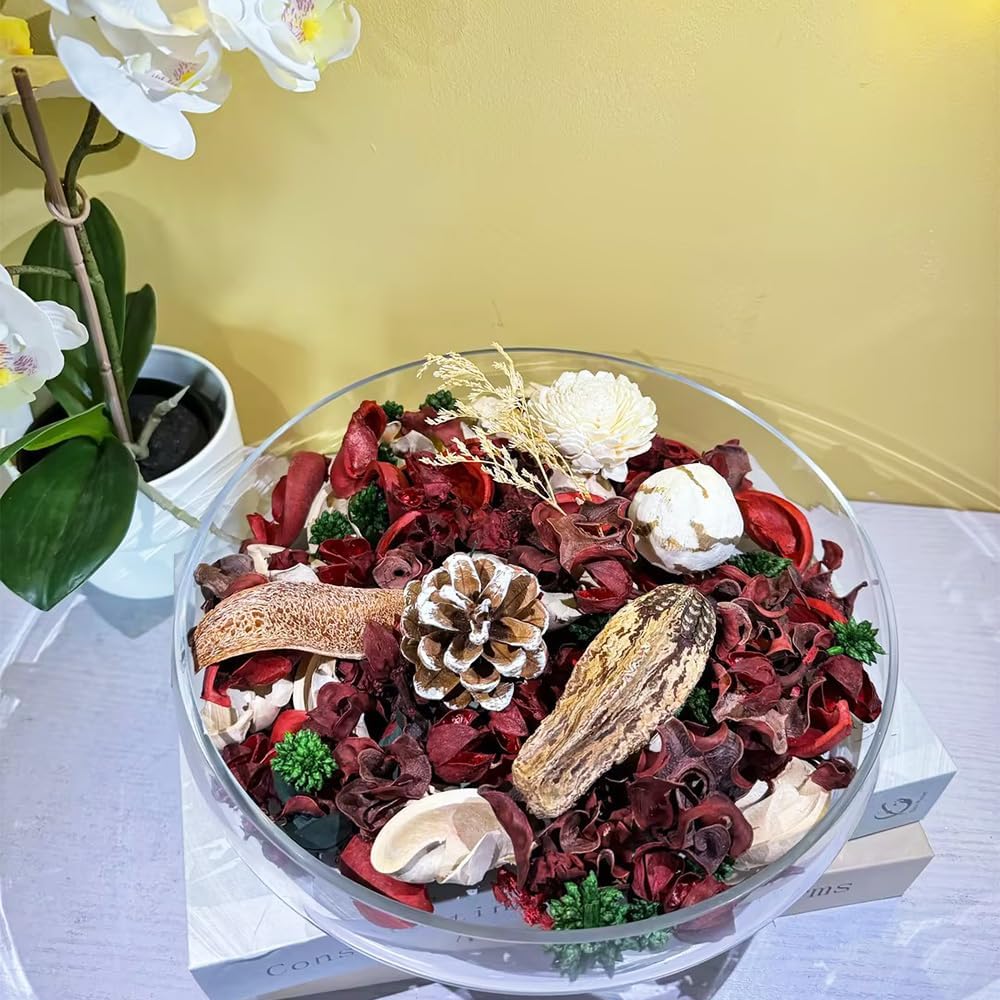 Qingbei Rina Christmas Potpourri Cinnamon Apple Scented Bowl Filler