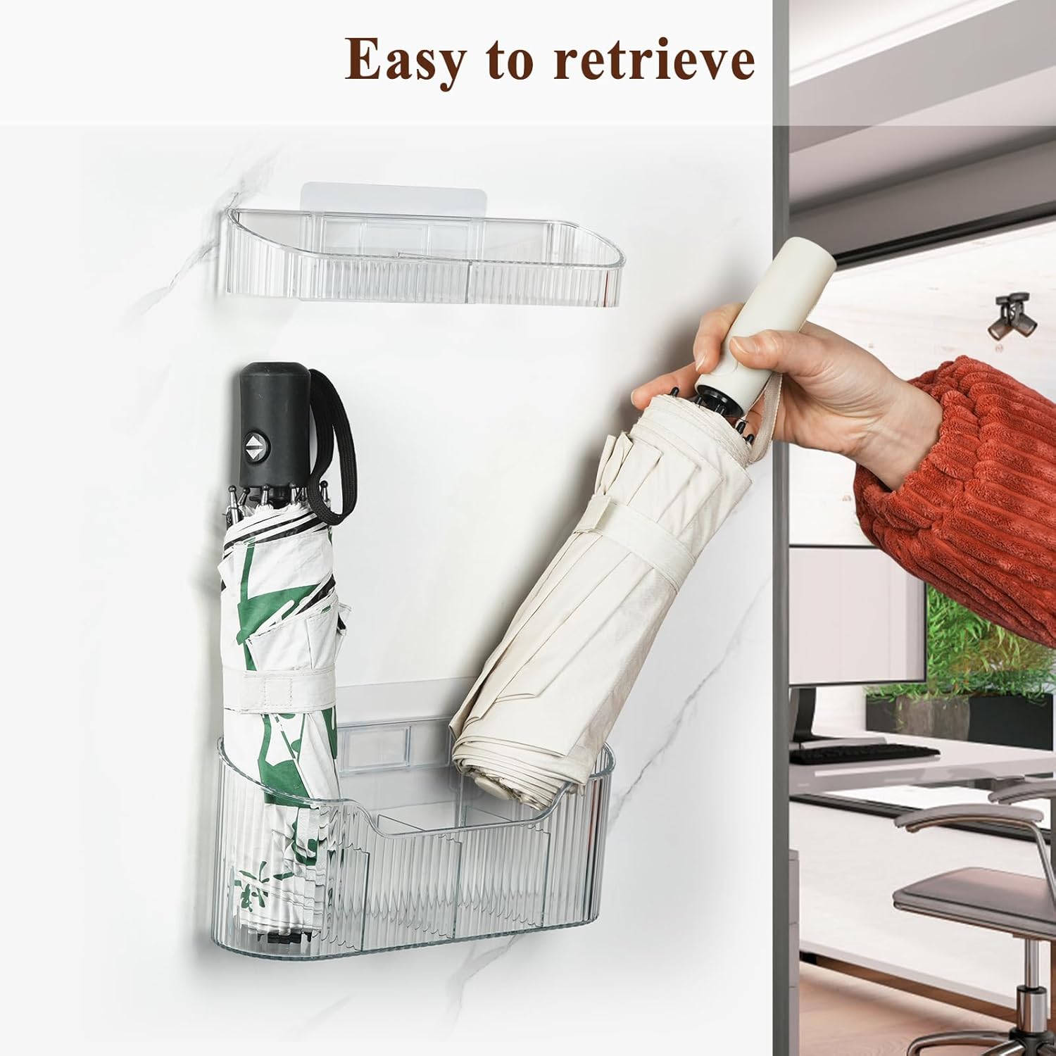 Talkson 2PCS Indoor Wall Mounted Umbrella Stand