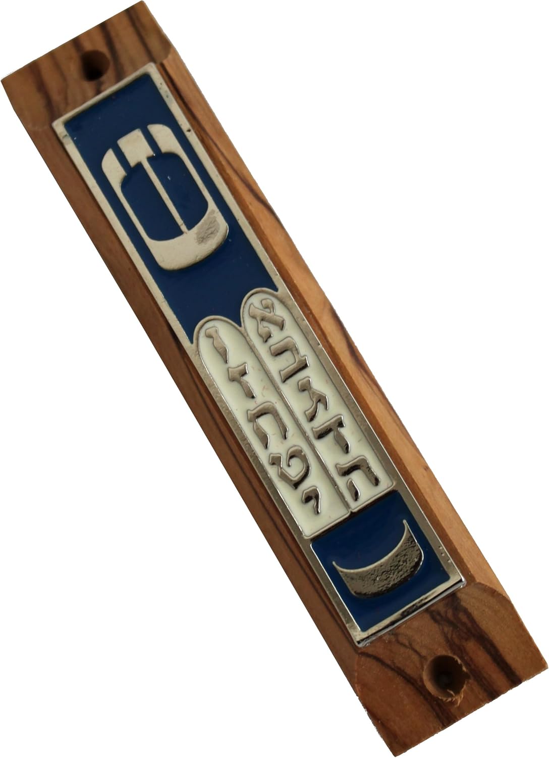 Olive Wood Mezuzah Case From Israel 1