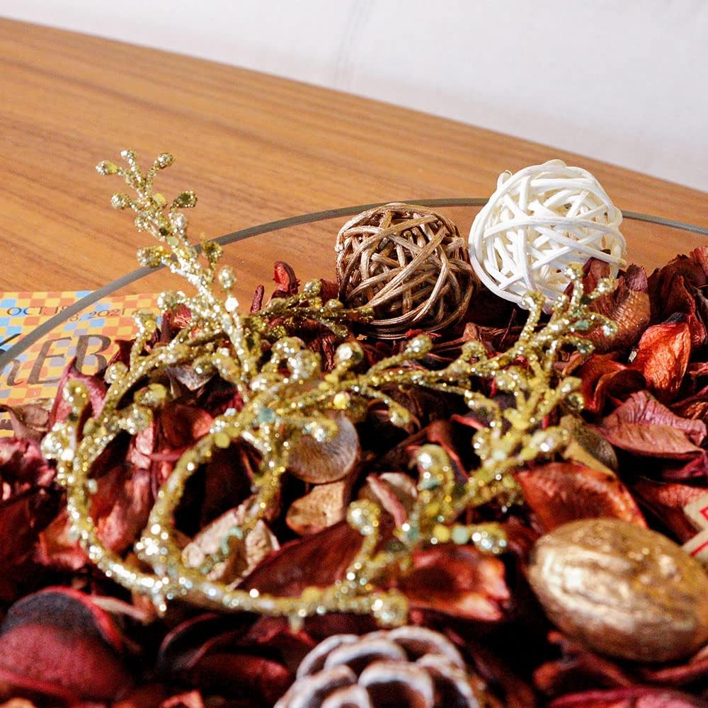 Qingbei Rina Gold Potpourri Bags Tea Scented Decorative Vase Filler