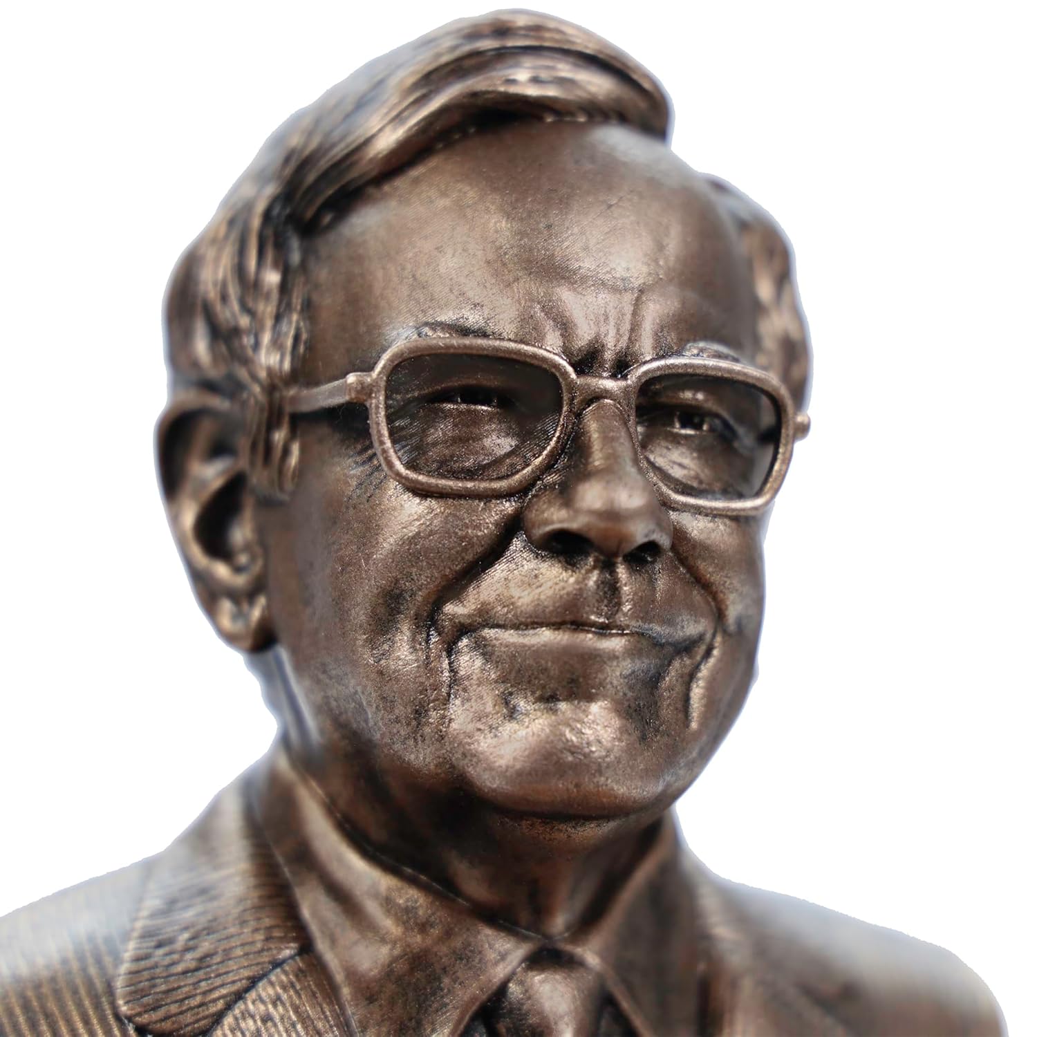 Warren Buffett Bust Statue for Investors and Collectors