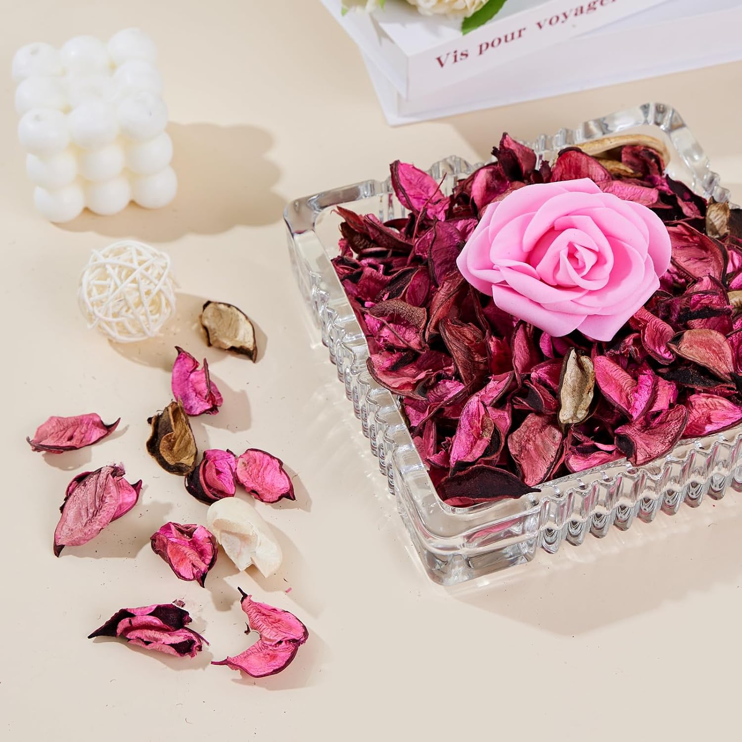 Spring Rose Scented Potpourri Bowl Fillers
