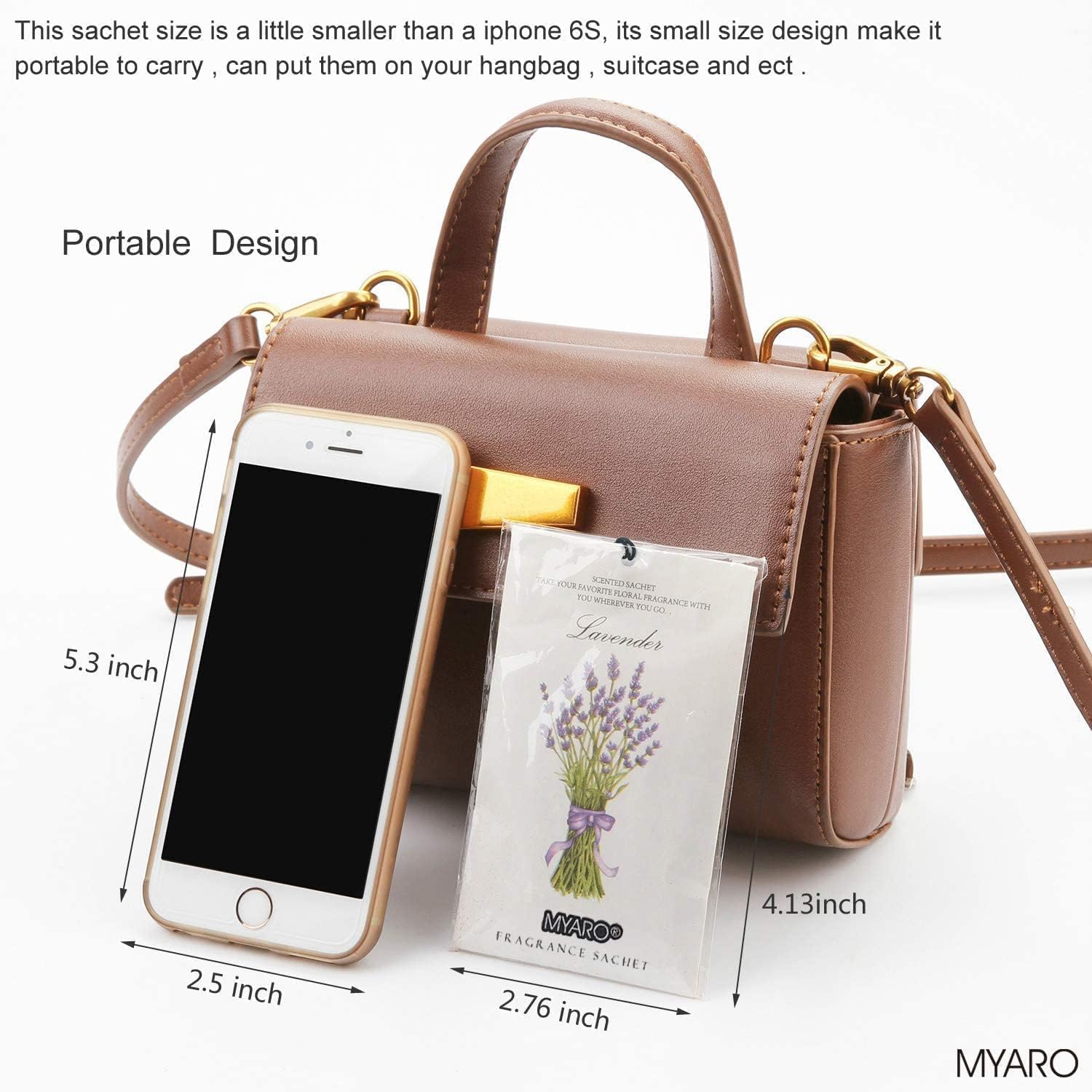 MYARO 12 Pack Scented Sachets for Drawer and Closet