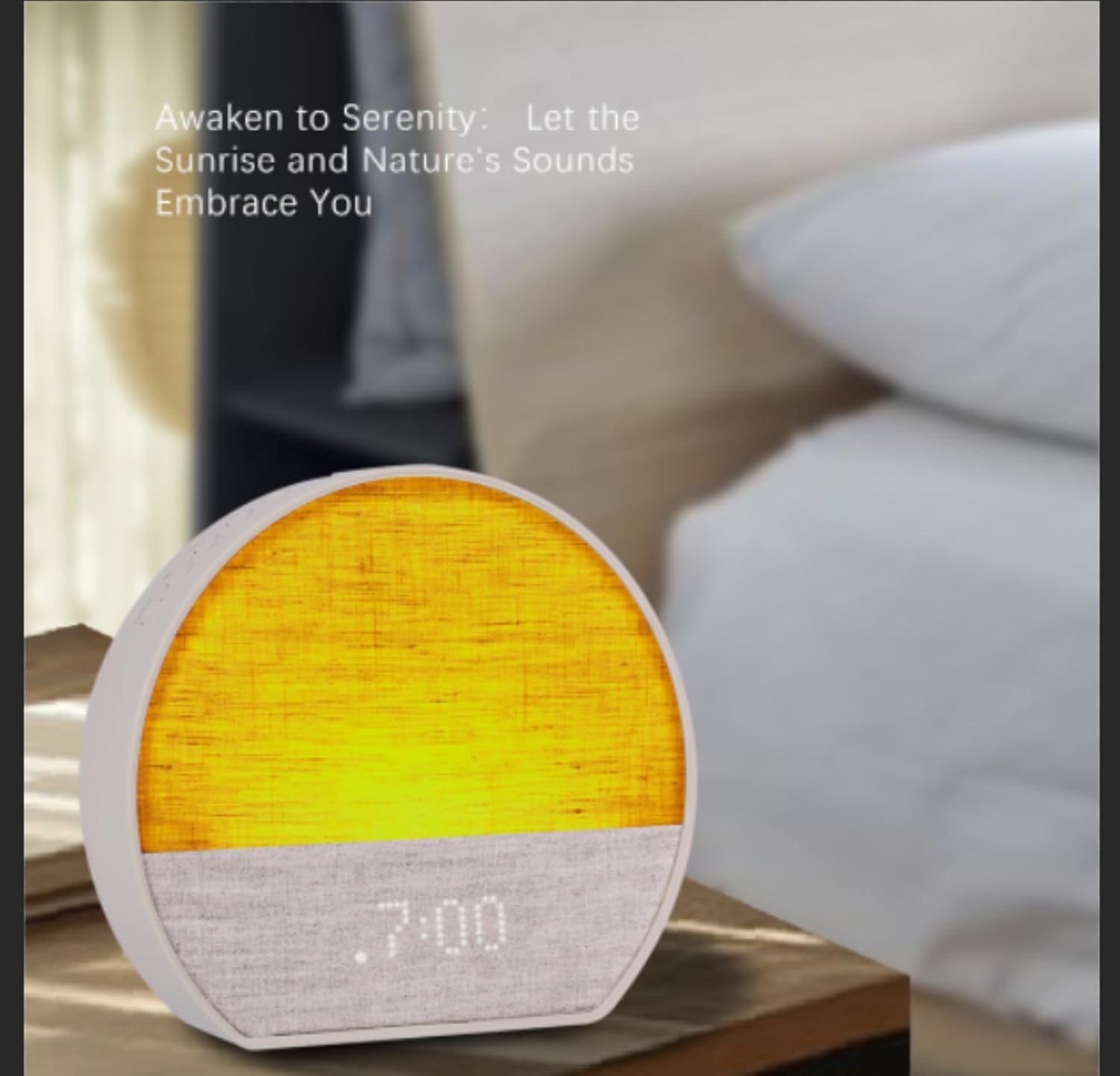 Emerson Sunrise SmartSet Alarm Clock with White Noise