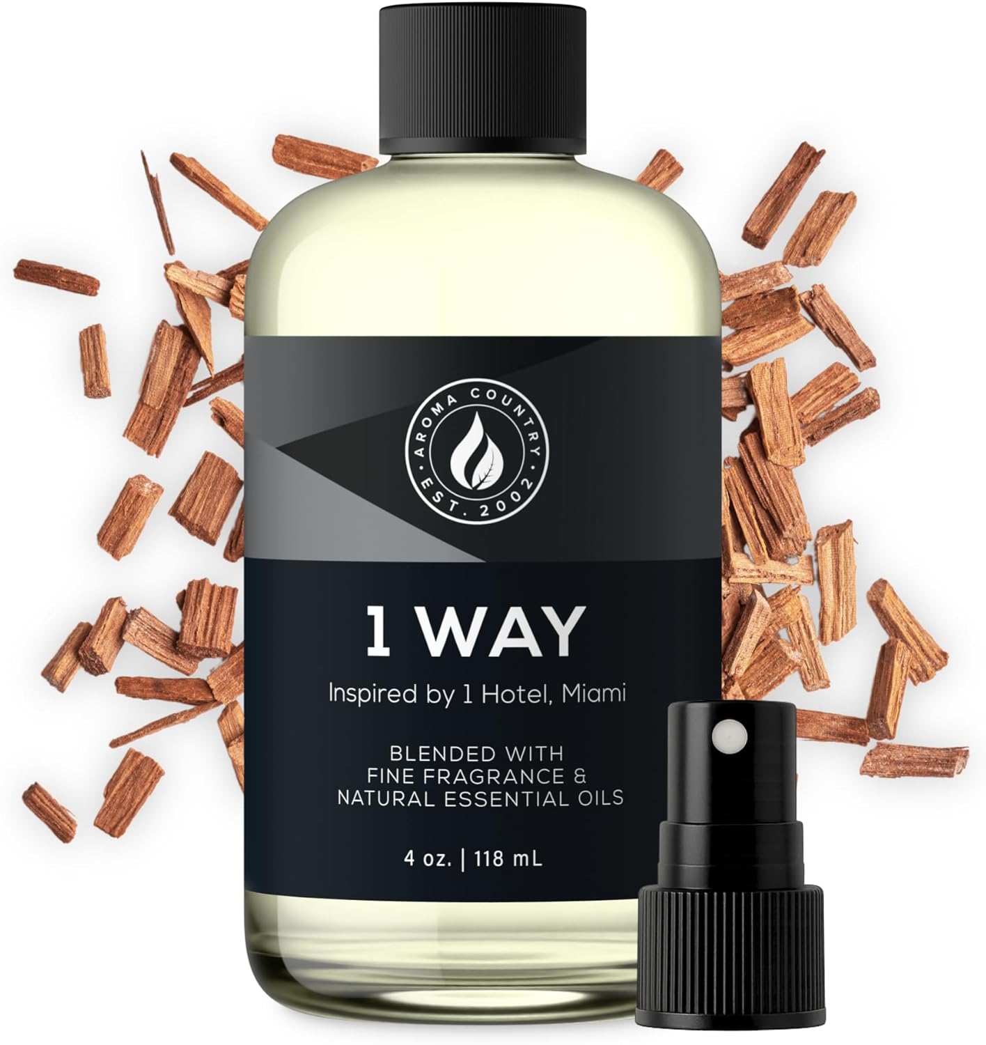 AROMA COUNTRY Luxury Hotel Santal Diffuser Oil 4 Fl Oz