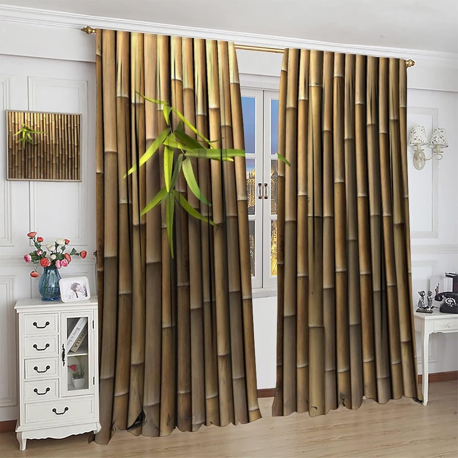Vibrant Orchid Spa Curtains 2 Panel Set 55x63
