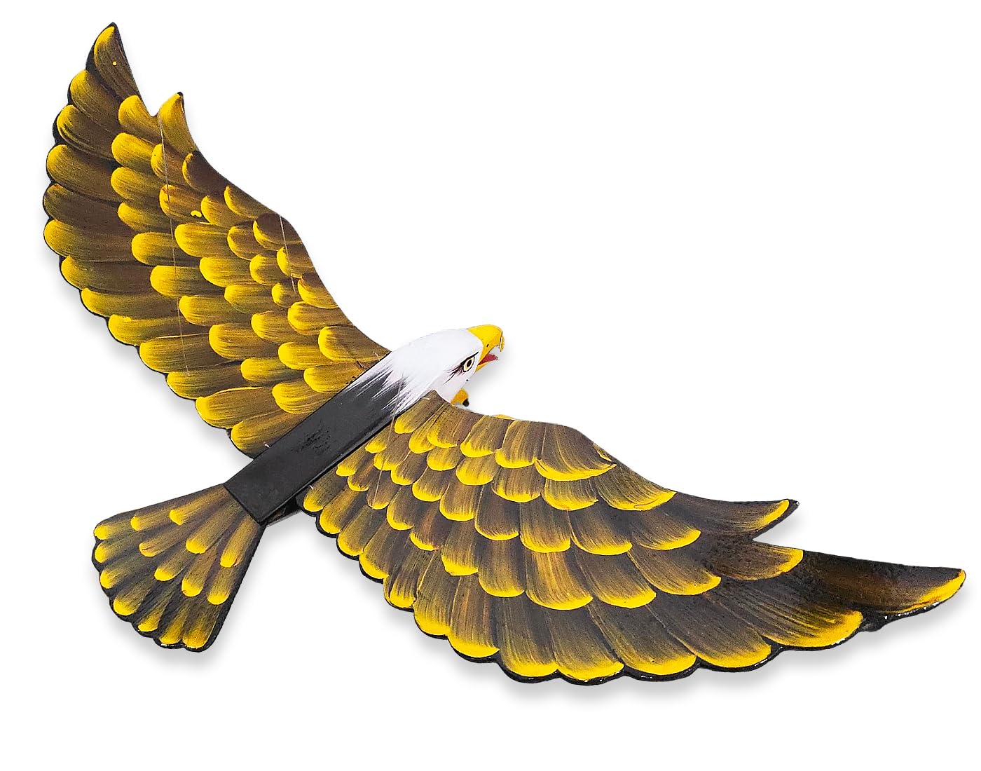 WitnyStore 24 Green Parrot Wooden Flapping Wing Mobile