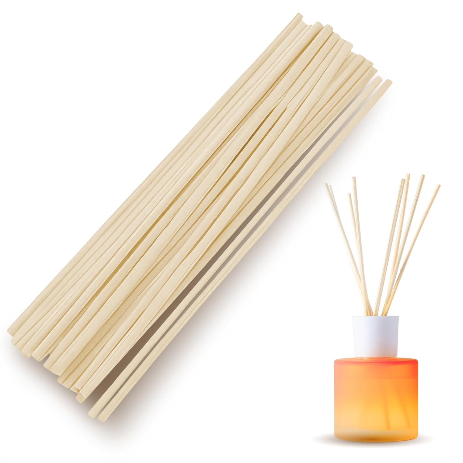 100 Pcs Bamboo Reed Diffuser Sticks - 10 Inch for Oil Diffuser