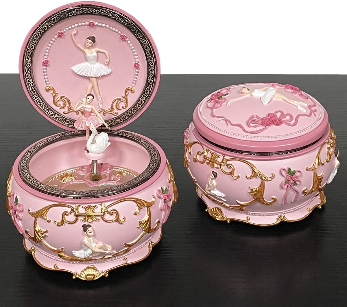 Classical Ballerina Music Box with LED Lights