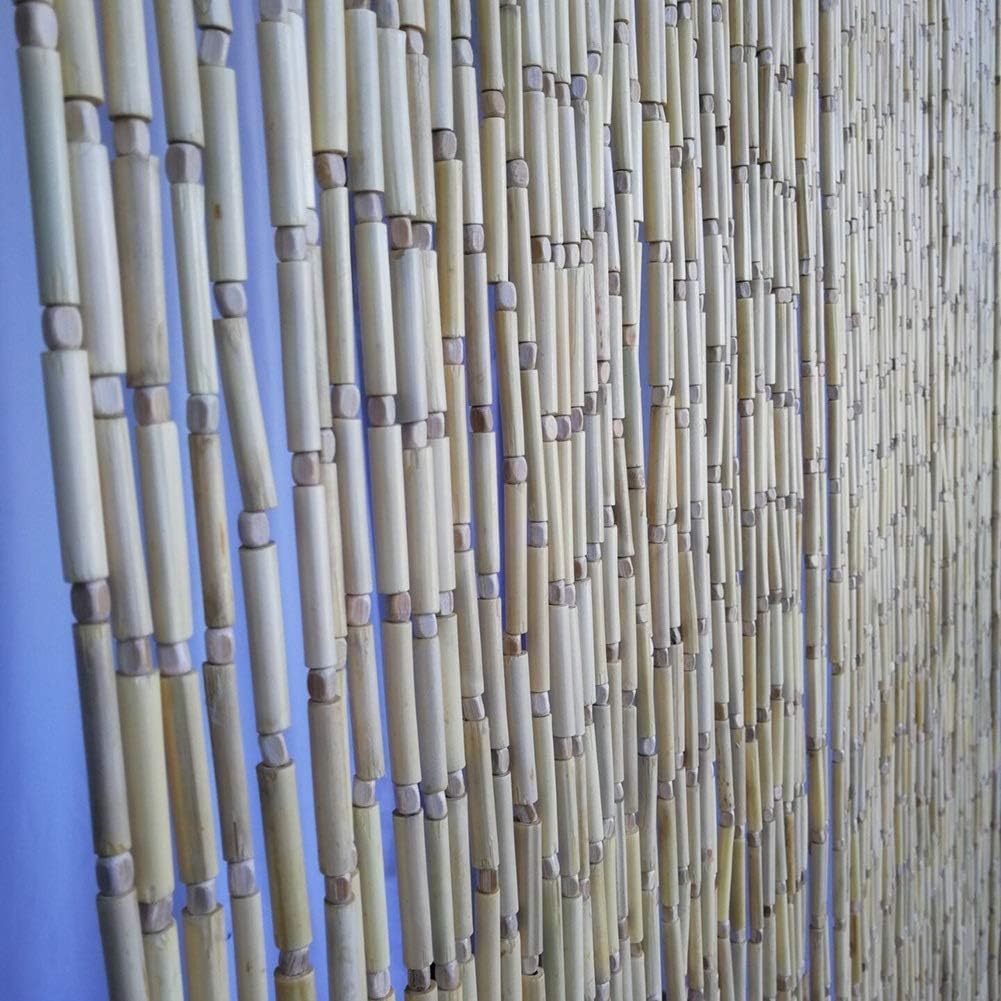 Beaded Curtain Bamboo Door Divider Panel