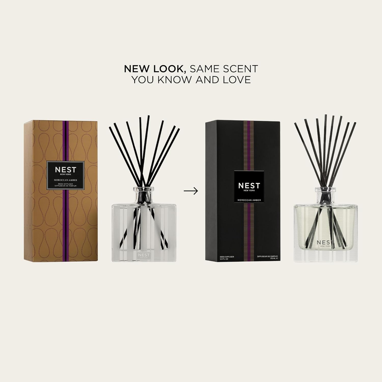 NEST New York Reed Diffuser Moroccan Amber 59 Fl Oz