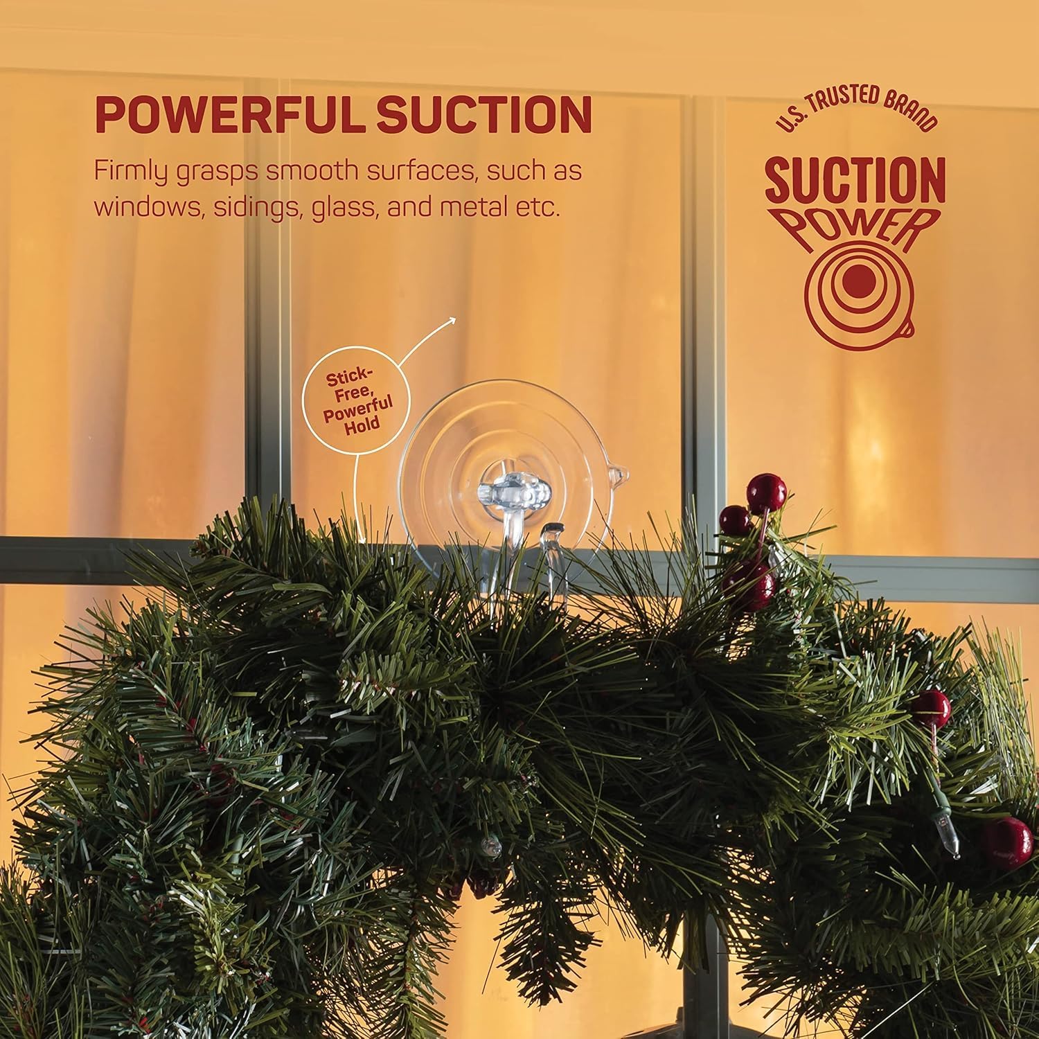 SEWANTA Christmas Wreath Hanger Set of 2