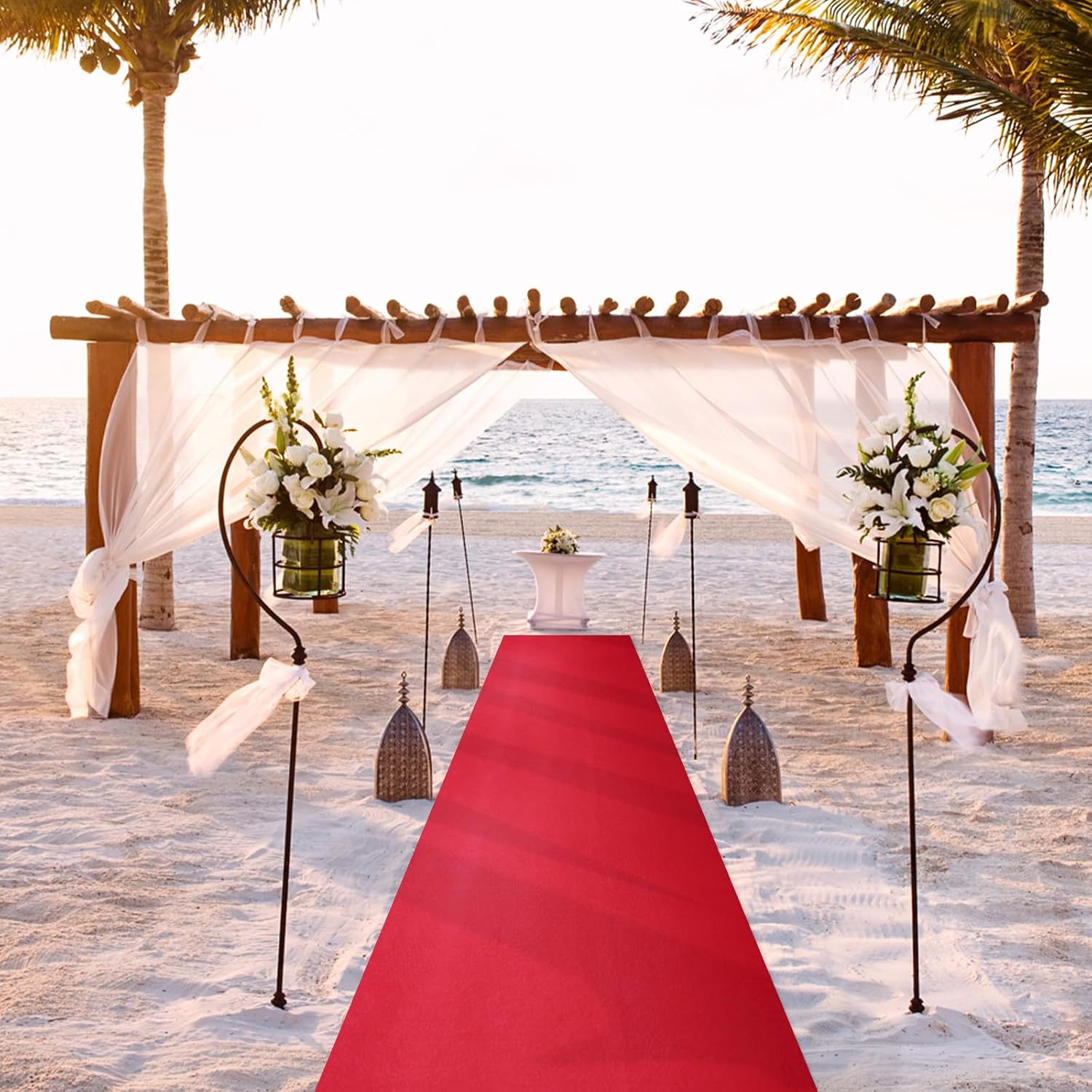 24In x 16Ft Thick Red Carpet Runner for Events