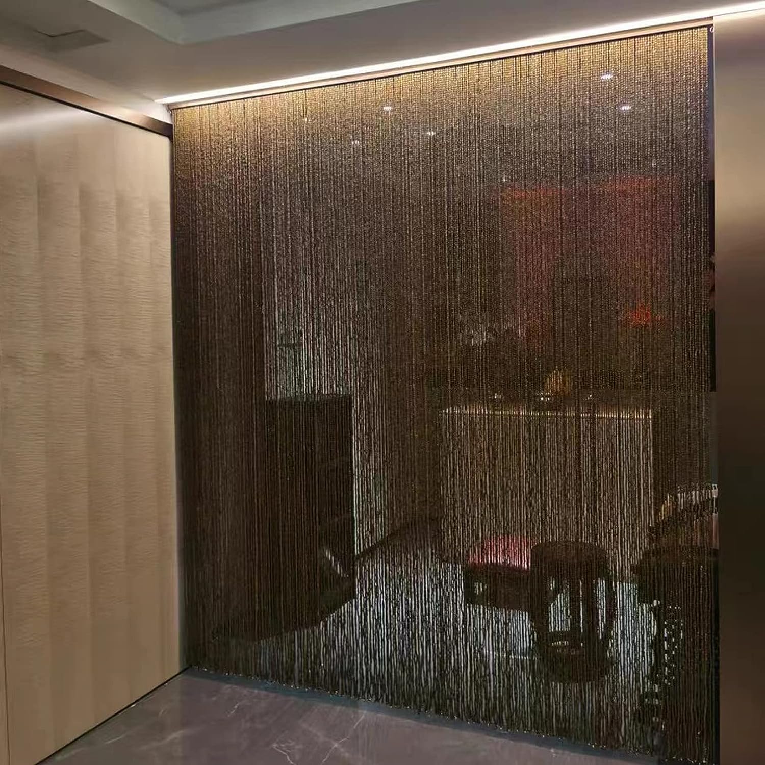 Wcxixo Bamboo Beaded Door Curtains Decorative Panel Divider
