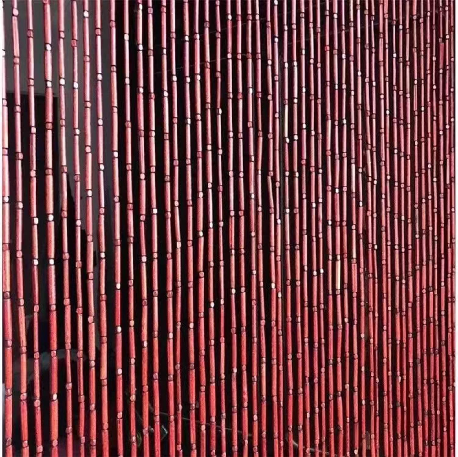 Bamboo Beaded Door Curtain Decorative Panel