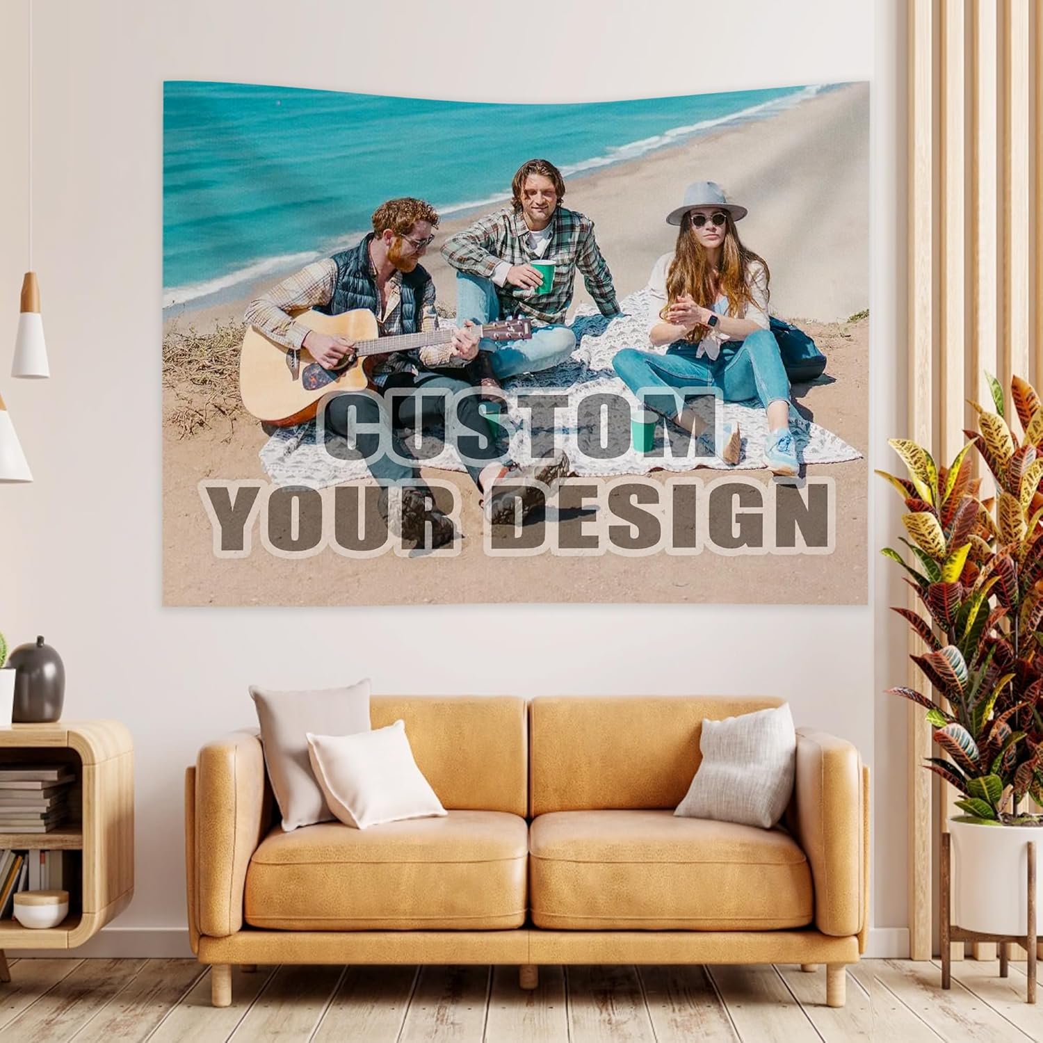 Nenntbriy Custom Tapestry Wedding Backdrop Wall Art