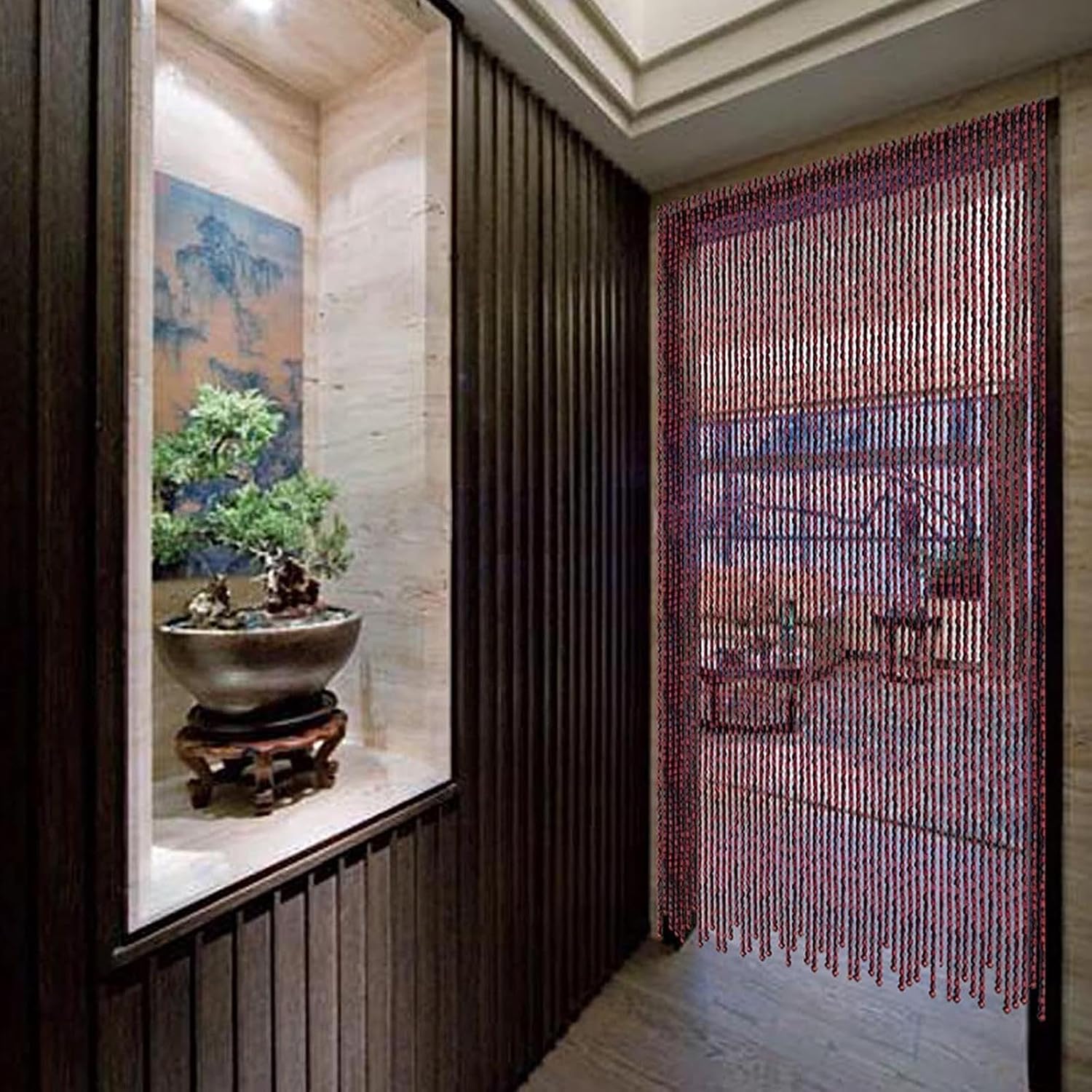Jolan Bamboo Bead Curtain for Doors 65 Strands