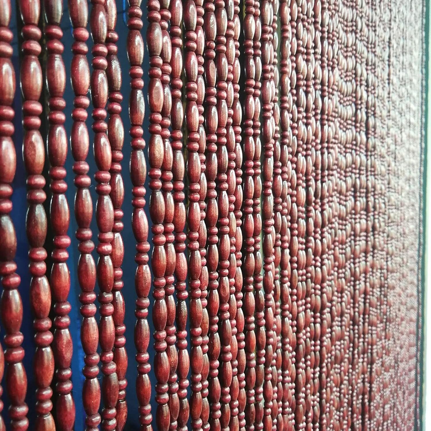 Wooden Beaded Door Curtain for Home Kitchen Room Divider