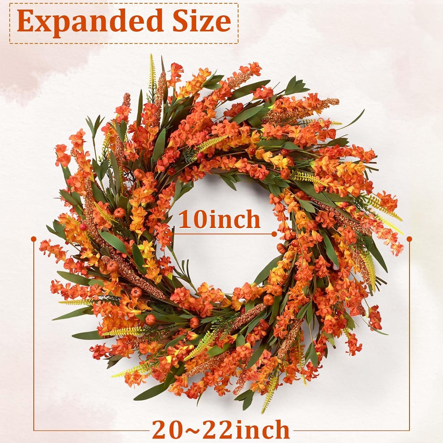 Waipfaru 22 Inch Autumn Door Wreath