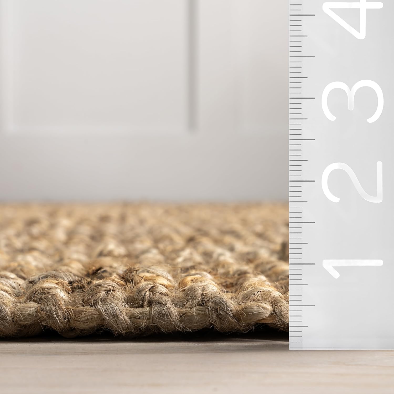 nuLOOM 2x6 Jute Tassel Hand Woven Area Rug