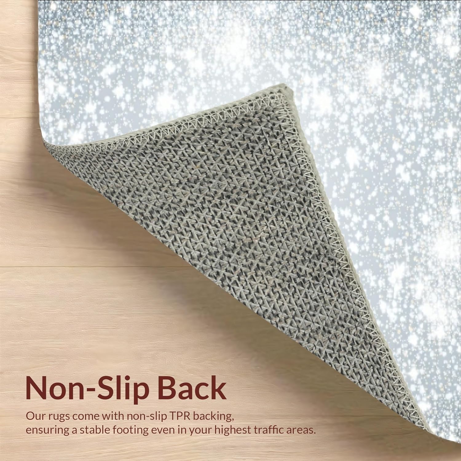 Ultra Soft 8x10 Area Rug Shimmering White