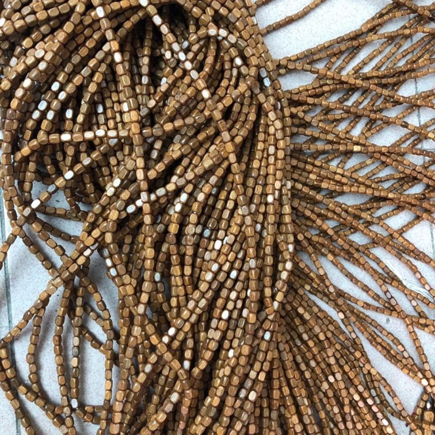 Bamboo Beaded Curtain for Doorway and Room Divider