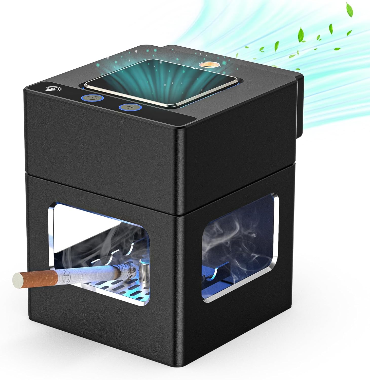 VANSU Intelligent HEPA Smokeless Ashtray with Lighter