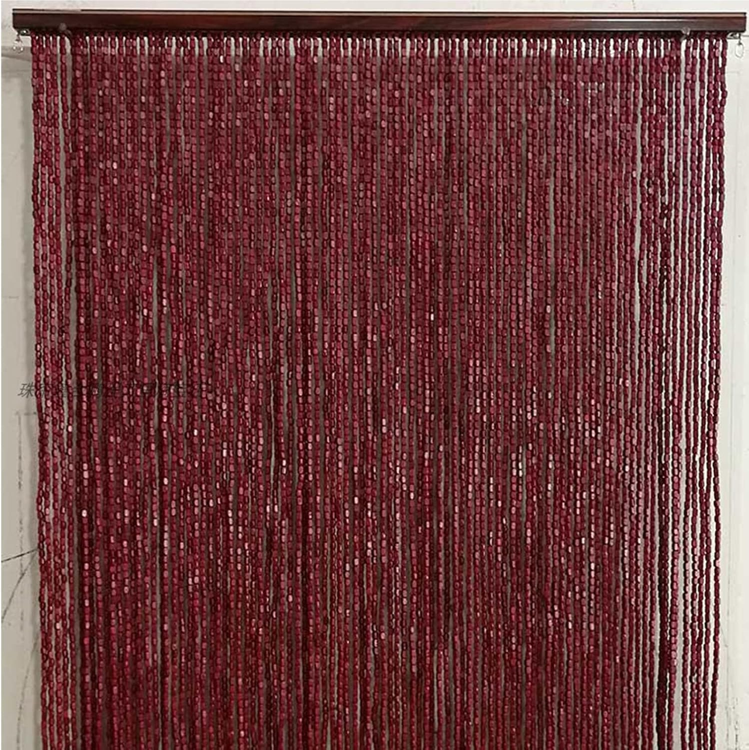 Natural Bamboo Bead Curtain for Doorways and Privacy