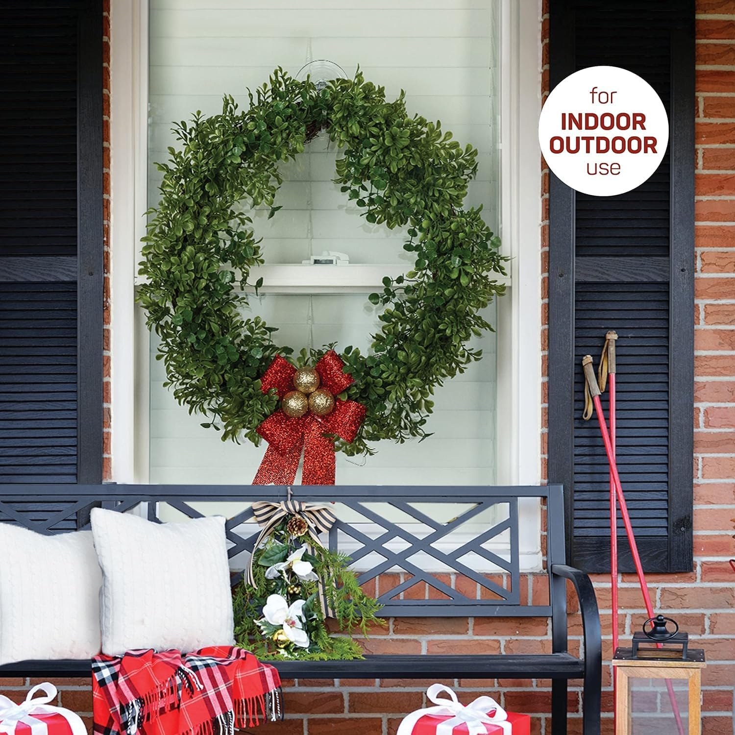 SEWANTA Christmas Wreath Hanger Set of 2