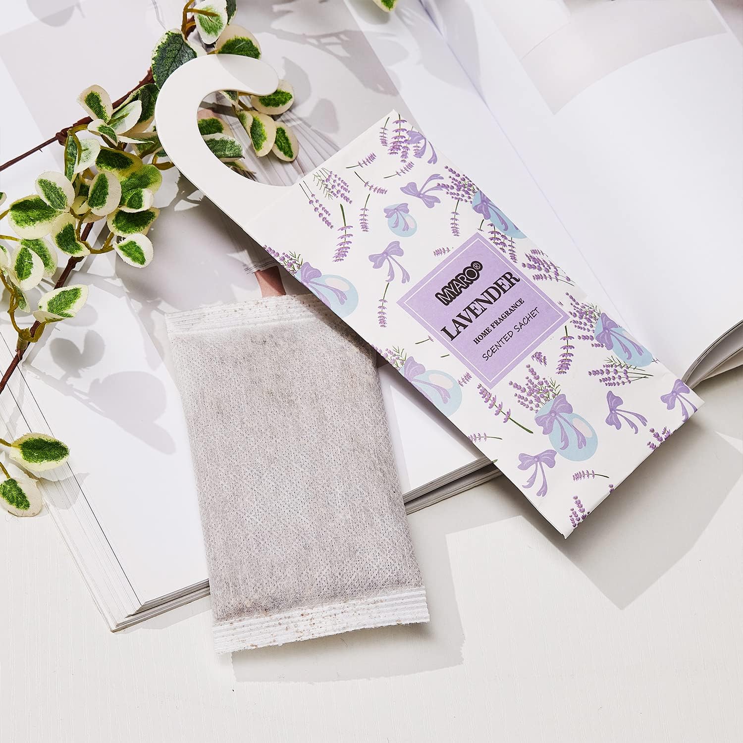 MYARO 12 Pack Lavender Scented Sachets for Drawer and Closet