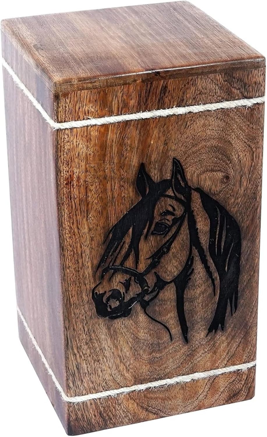 Handmade Hardwood Cremation Urn for Human Ashes Adult