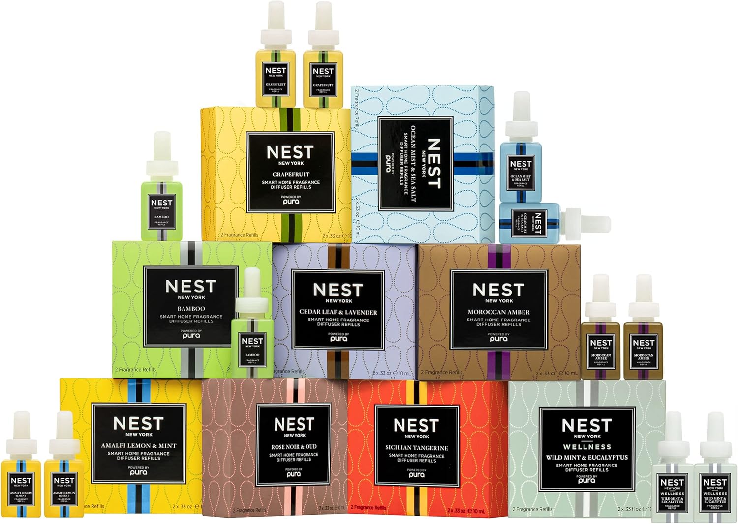 NEST Fragrances Bamboo Scent Refill Set of 2
