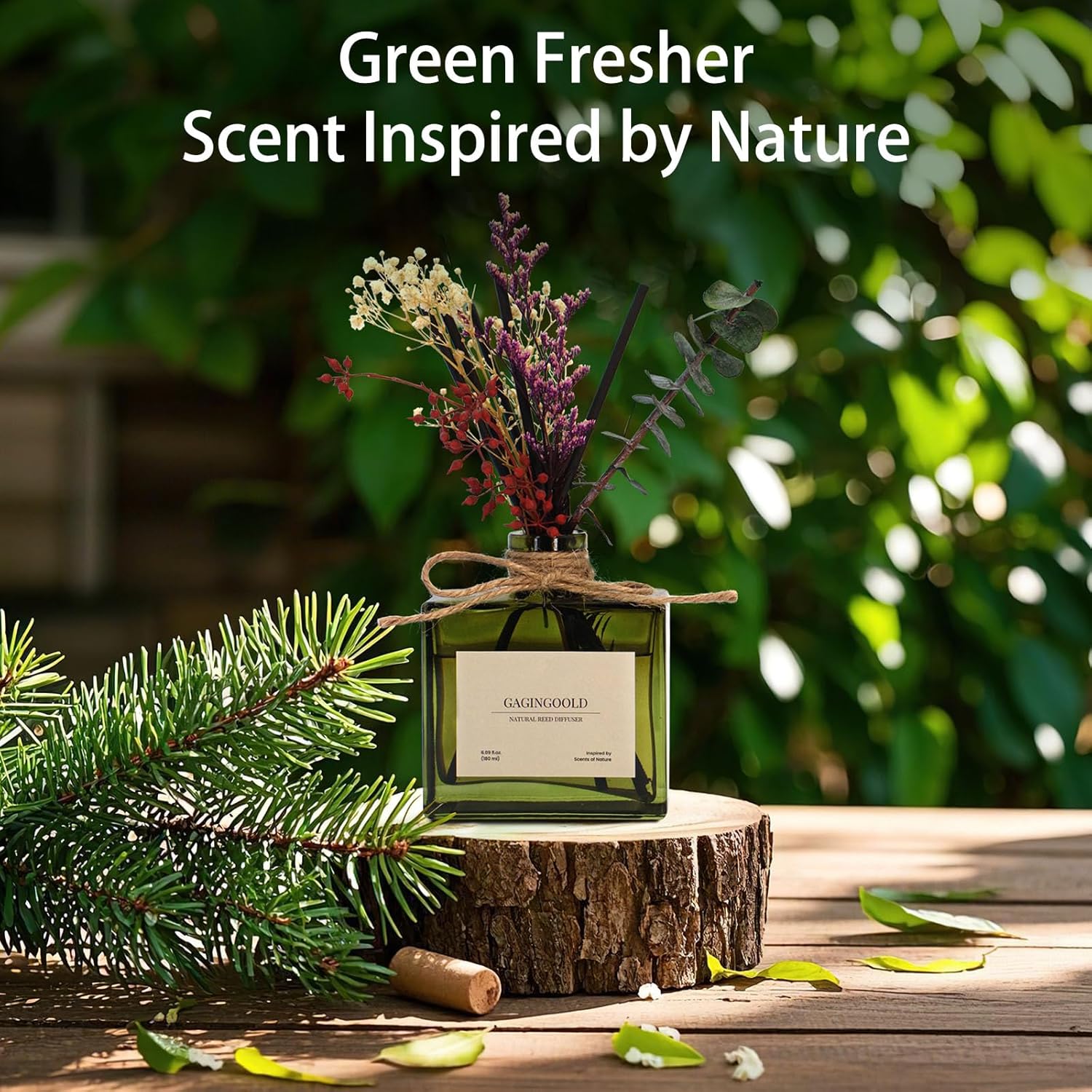Sandalwood Reed Diffuser 609 oz Set for Home