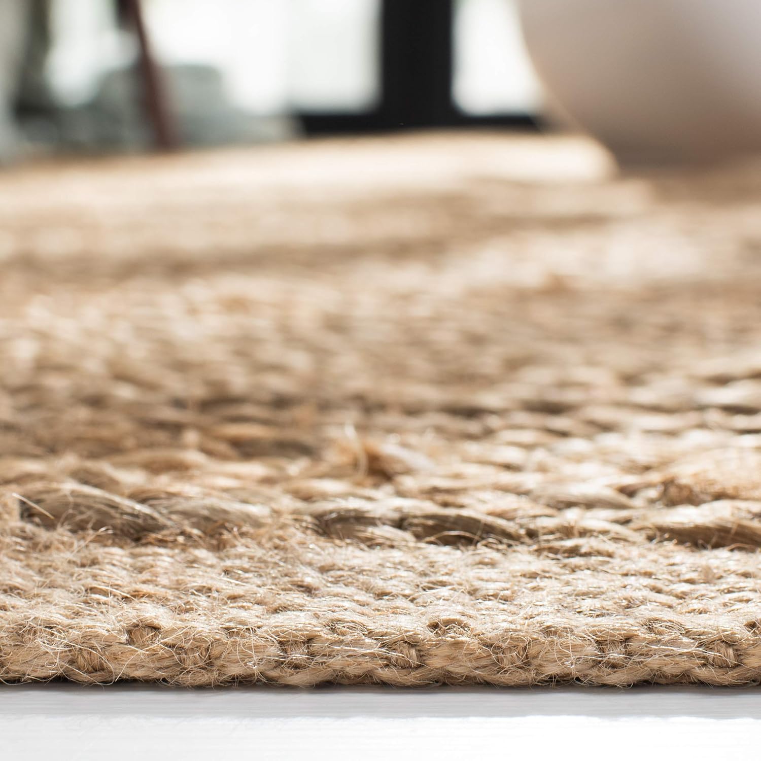 Safavieh Cape Cod Accent Rug 4x6 Natural Handmade Braided Jute