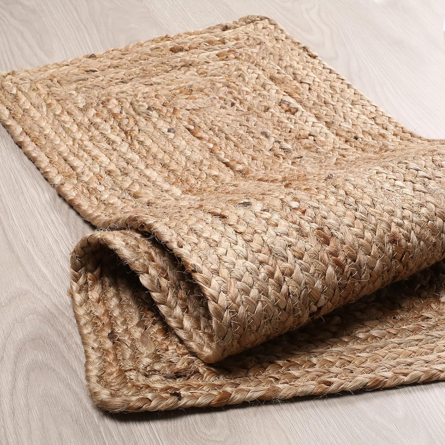 HOMIDATE Natural Jute Table Runner 13x36 Inch