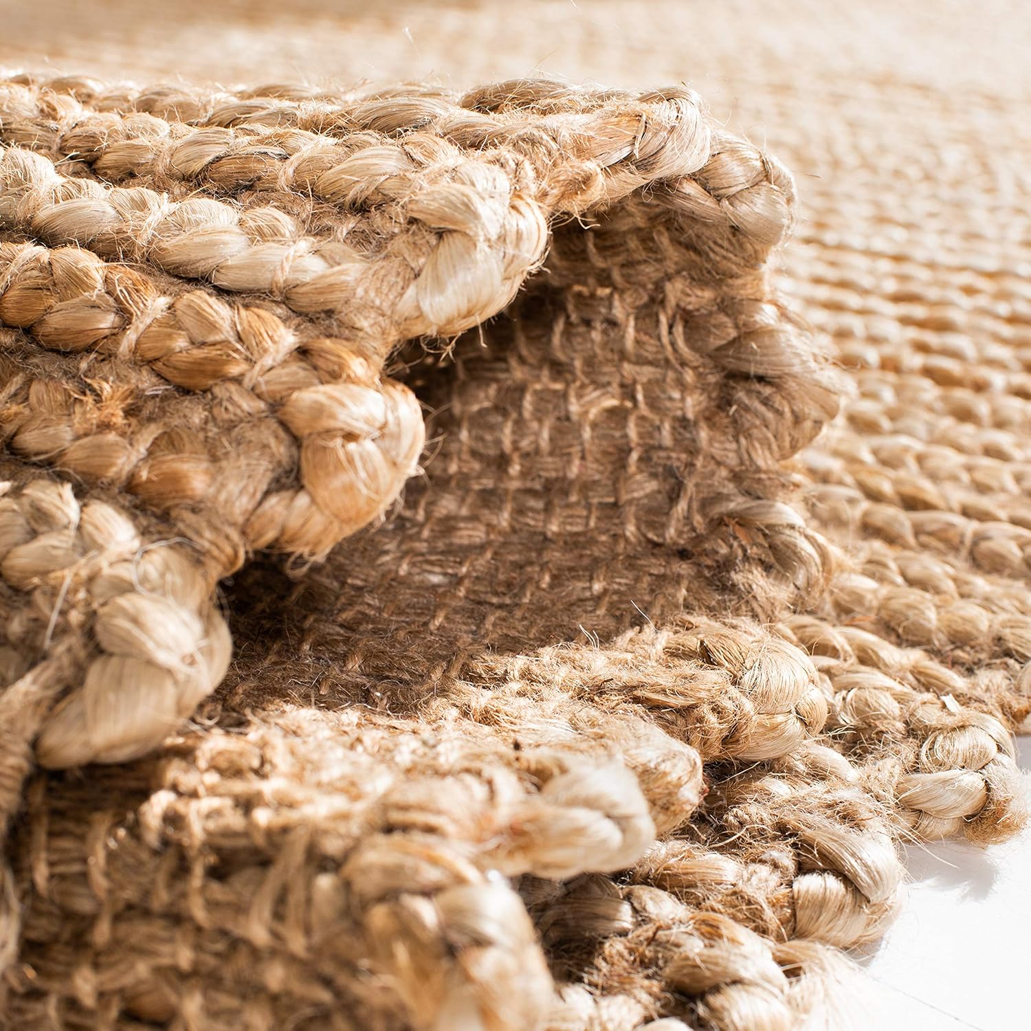 Safavieh Cape Cod Accent Rug 4x6 Natural Handmade Braided Jute