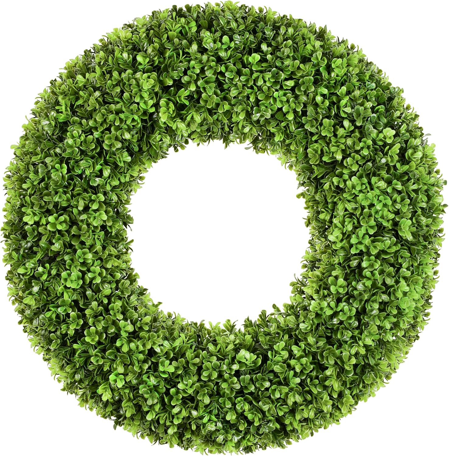 DDHS 20 Inch Artificial Boxwood Wreath for Front Door