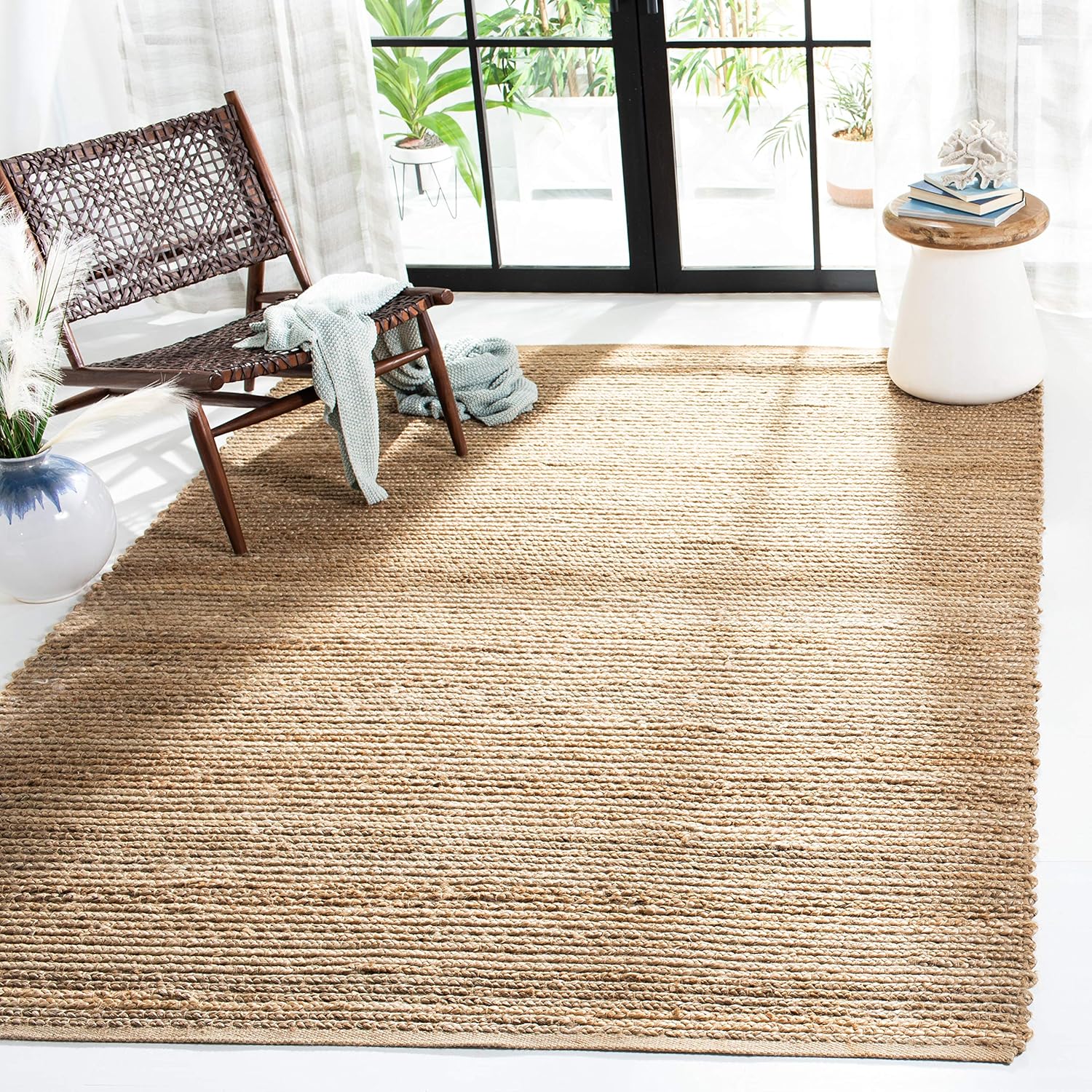 Safavieh Cape Cod Accent Rug 4x6 Natural Handmade Braided Jute
