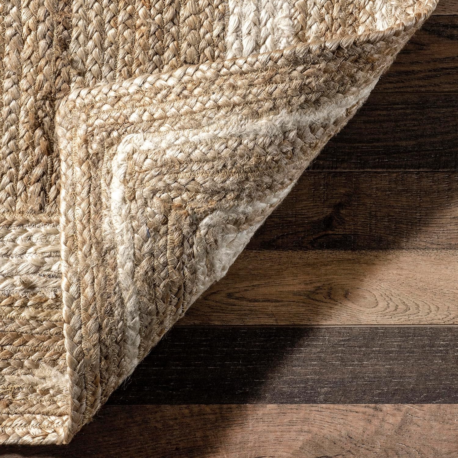 nuLOOM Rikki Jute Runner Rug 26 x 6 Off-white
